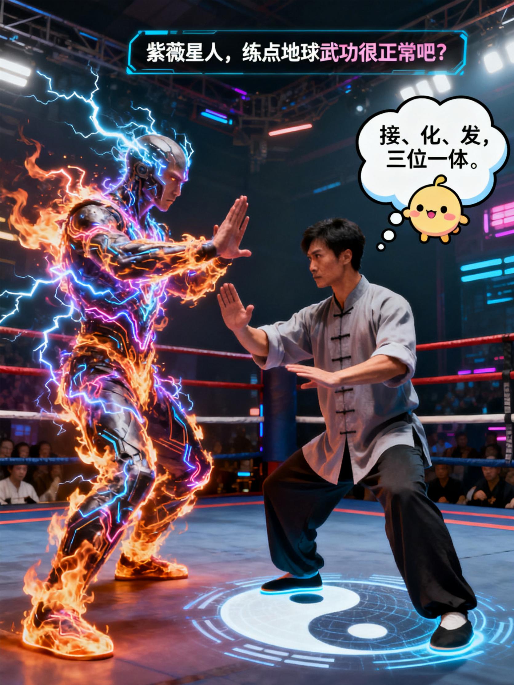 紫薇星人,练点地球武功很正常吧